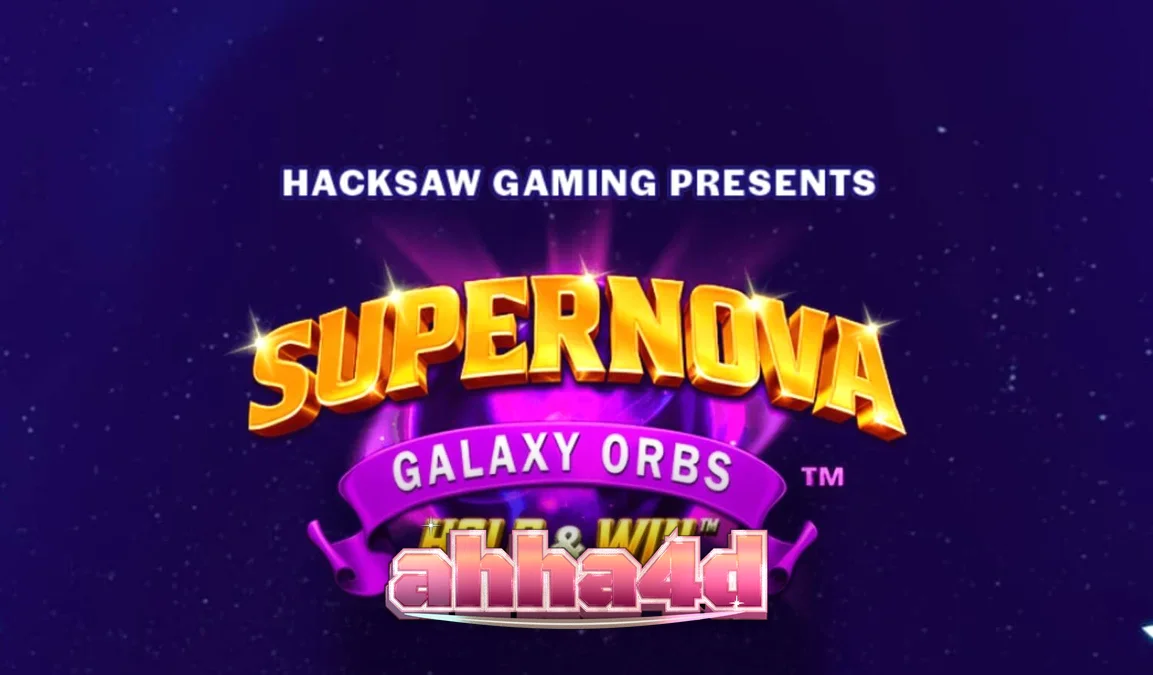 Tampilan visual slot Supernova Galaxy Orbs dengan tema ruang angkasa retro