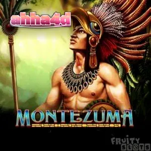 Tampilan visual permainan slot bertema Aztec Montezuma dengan simbol-simbol kuno