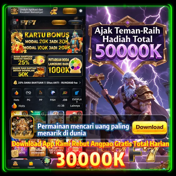 F7F7 Bonus Member Baru 100%